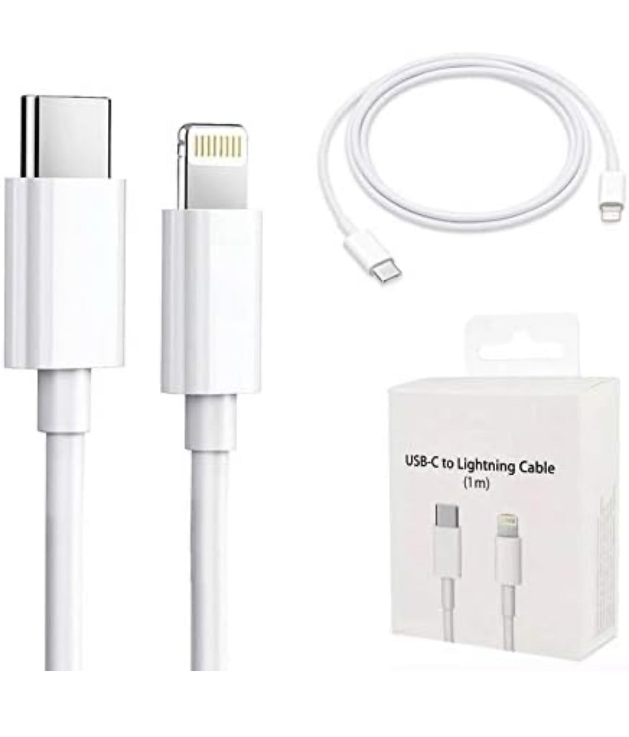 USB C to Lightning Cable 1m / 3.28ft (in Box Packing)
