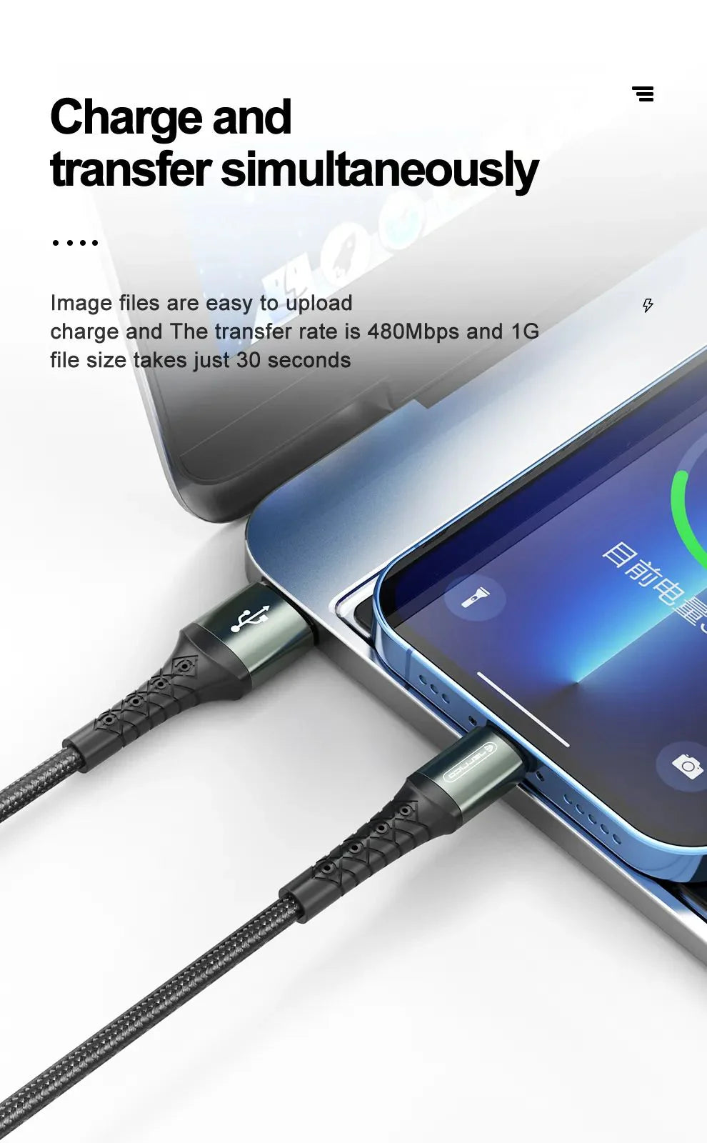 Jellico B10 Lightning to USB Cable
