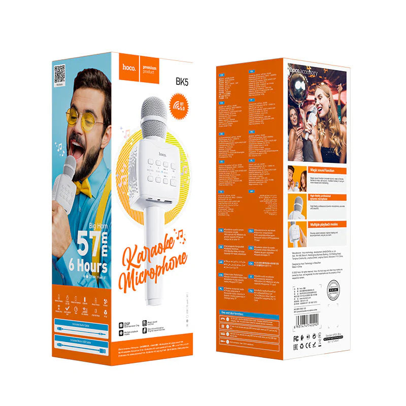 HOCO BK5 Wireless Karaoke Microphone