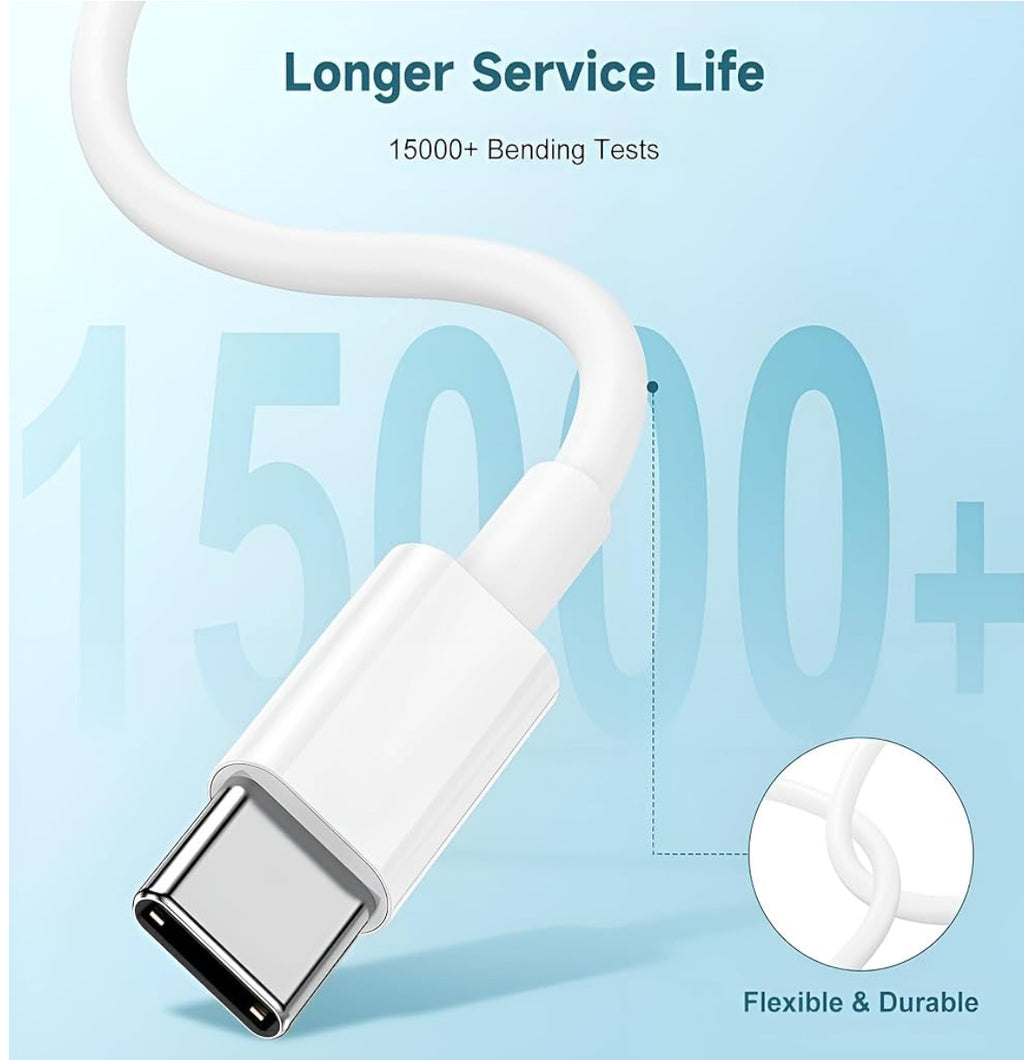Type C to Type C Cable 60W - 3m / 10ft