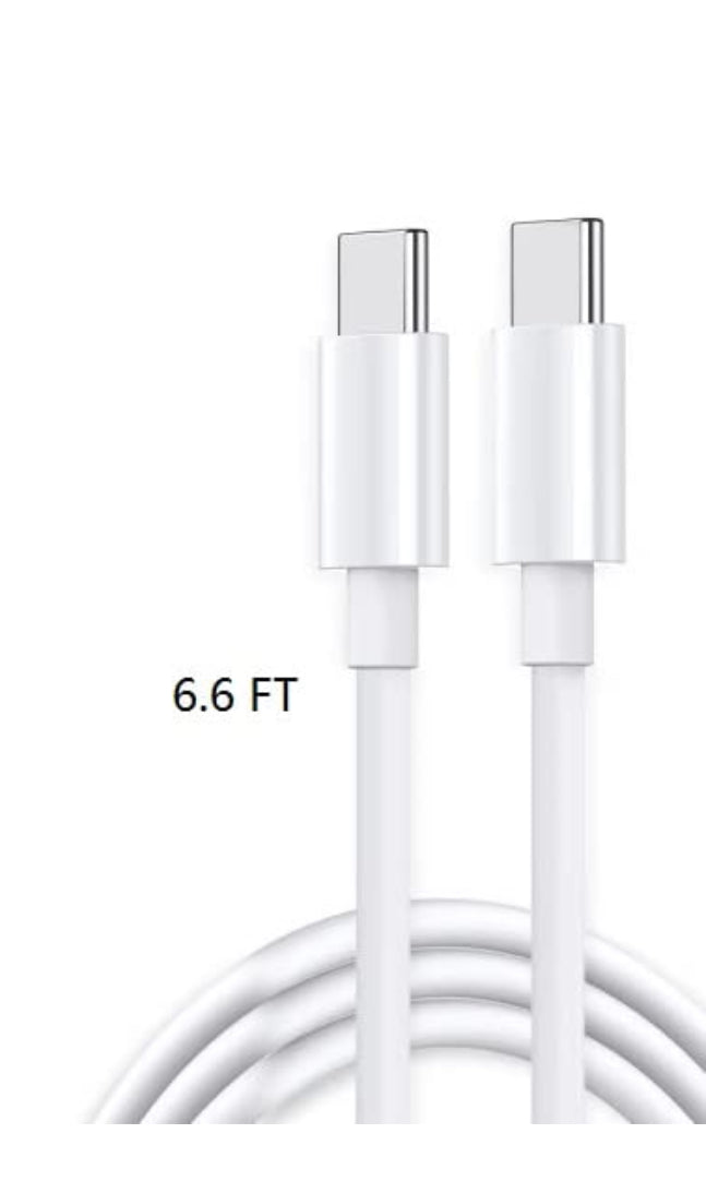 Type C to Type C Cable 60W - 2m / 6.6ft